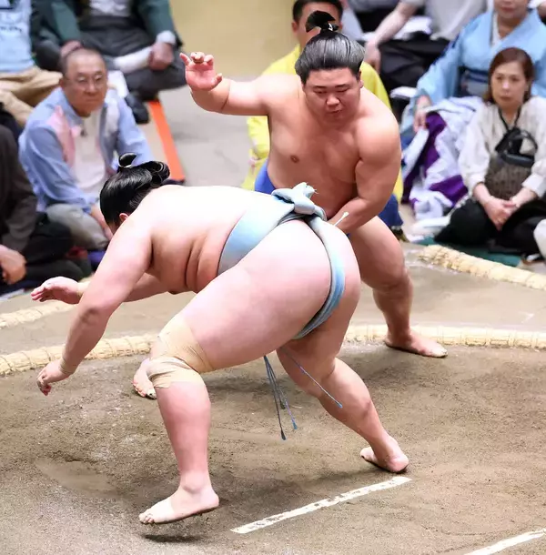 藤ノ川が３勝目　琴勝峰を突き落としで破る　新三役へ好調を維持