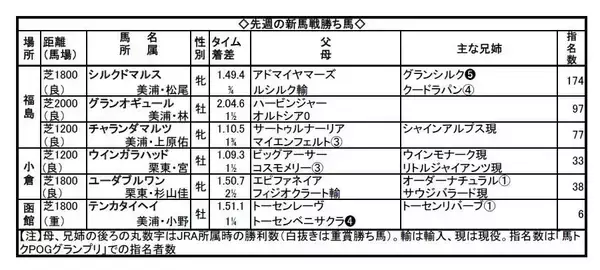 【ＰＯＧ】武豊騎手が高評価したロジクラウン　デビュー２戦目がセンスあふれる勝ちっぷり