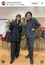 「イケメン王子とプリンセス」ピアニスト清塚信也が鈴木愛理との２ショットに「兄妹みたいですね」