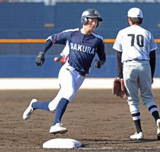 前橋桜ボーイズ快勝発進　チーム一の俊足、河野粋が１イニングに「ランニング本塁打２本」