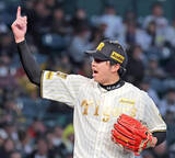 「【阪神】才木浩人がセ・リーグタイ記録の１６奪三振　巨人・金田、阪神・江夏らに次ぐ２５年ぶり９人目」の画像1