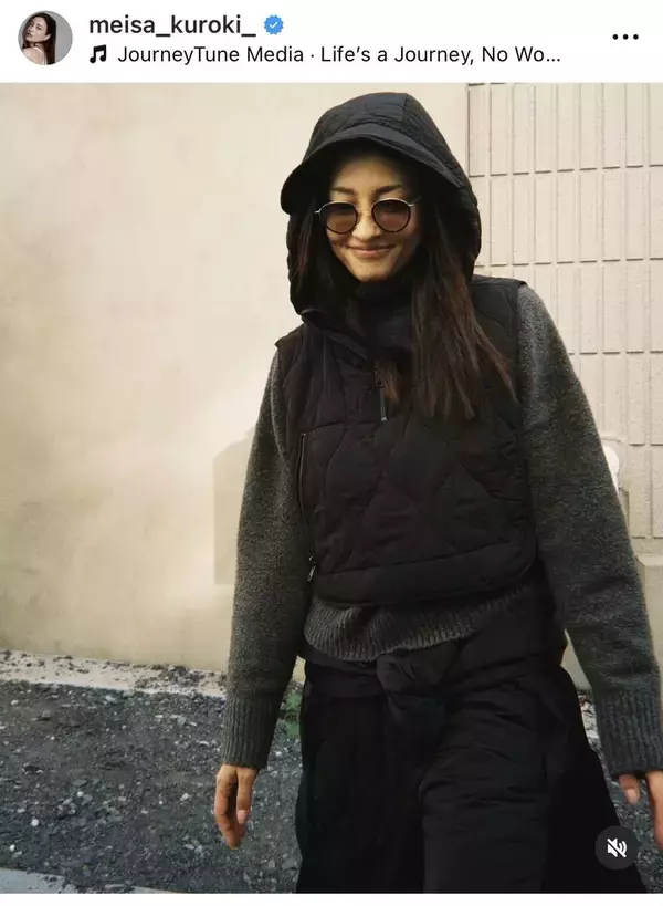 ３７歳女優、全身黒コーデで変わらぬ美ぼう披露「黒がめちゃくちゃ似合う」「素敵」…黒木メイサの近影