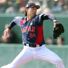 侍ジャパン“第２戦”　先発の１９歳サポート侍・篠原響が初回無失点　背ネームはまさかの「ＮＯＨＭＩ」…１日限定追加招集