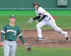 【巨人】ドラ５・小浜佑斗が対外試合初安打　走攻守そろう即戦力候補…ＷＢＣ強化試合・オーストラリア戦