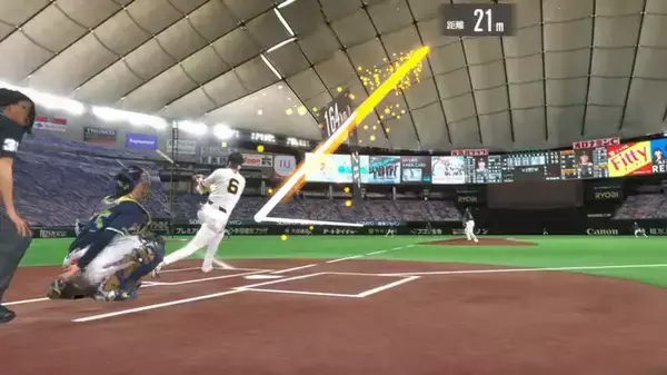 日テレ全国ネット地上波生中継の４・２８巨人―広島戦で打球データ「新グラフィック」を初披露