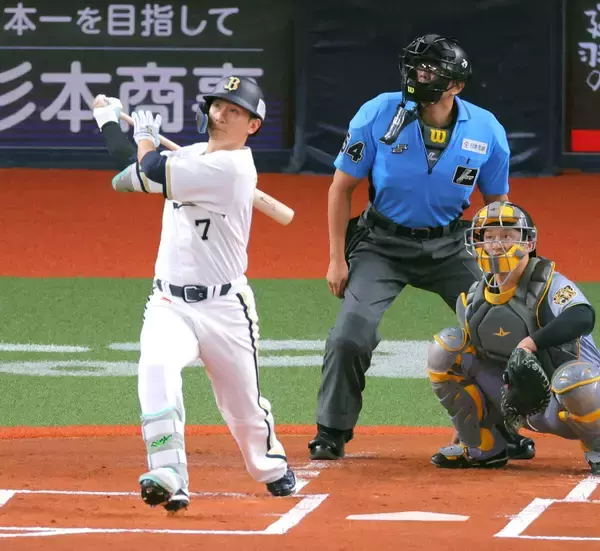 【オリックス】西川龍馬が４・７以来の２号ソロ「ホンマにたまたま」「明日もいい投手なので、なんとか勝てれば」