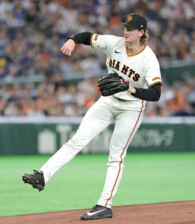 【巨人】ウィットリーが５回までノーノー　３四球も７Ｋでドラゴンズ打線封じる