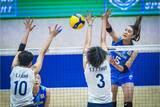 「【バレー】女子日本、ストレート勝ちに王手　第２セットは２５ー１７　３－０で全体２位で決勝Ｔへ　ベトナムに２－０　あと１セット…アジア選手権１次Ｌ最終戦」の画像1