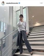 テレ朝・桝田沙也香アナ、スタイルの良さにファン驚き「完全にモデルさんです」「カッコイイですね」などの声