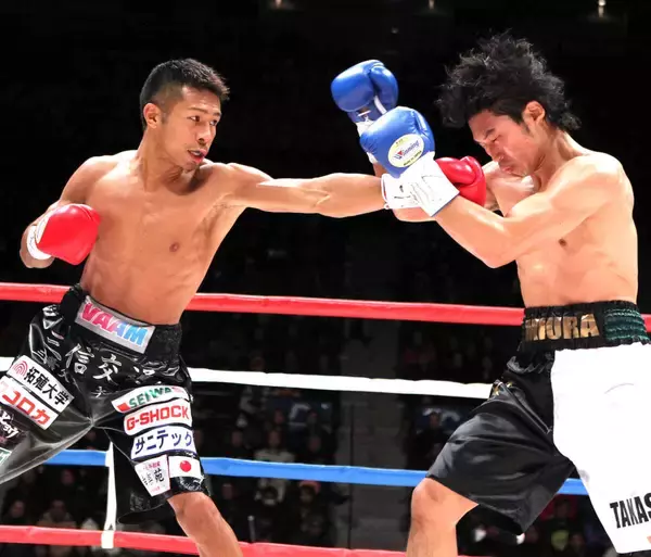 内山高志がダウンのピンチを「左」で切り抜け逆転ＴＫＯ勝ち　三浦隆司との強打者対決制し、ＷＢＡスーパーフェザー級王座３度目の防衛に成功