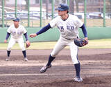 「【東都大学準硬式野球】中大が連勝で勝ち点　佐々木が好リリーフ「しっかりゼロで抑えられました」」の画像1