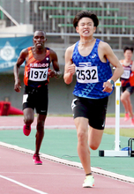 陸上　東海大札幌・後藤琉太朗、留学生に競り勝ち１５００メートル初優勝