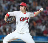 「【広島】床田寛樹が１０年目の来季に向けた決意の一文字に「強」を掲げる「まずは弱者から普通になりたい」」の画像1