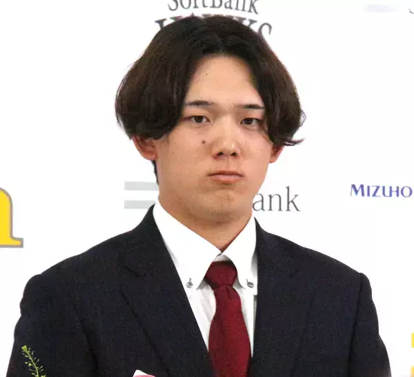 【ソフトバンク】育成の小林樹斗が入団会見「自分もそうなりたいなという思いで独立リーグを選んだ」“藤井ロード”歩む