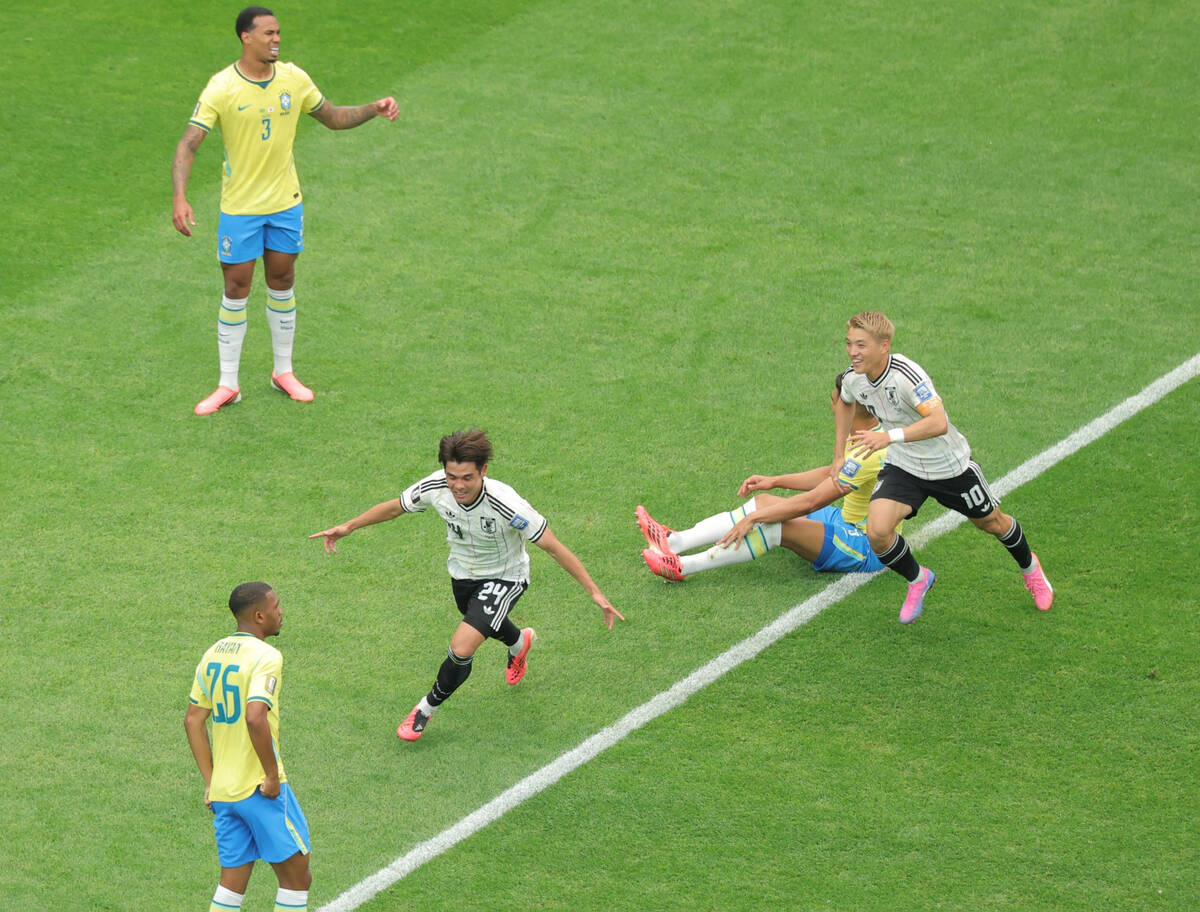 佐野海舟のブラジル戦先制弾、決勝トーナメント１回戦のベストゴールにノミネート　ＦＩＦＡ「日本のスターはブラジルの中盤を一気に突破」