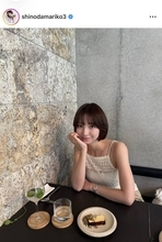 再婚した篠田麻里子　キャミソール姿にくぎづけ「可愛いが満載」「最高です」「麻里子様」１児の母
