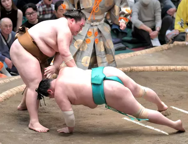 王鵬が祖父の大横綱・大鵬さんの命日を勝利で飾る　一山本に勝ち、４勝目