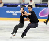 「【五輪】りくりゅう、逆転金メダルへ最終調整　ＳＰでミス出たリフトを入念に確認、日本勢初表彰台へ勝負のフリー」の画像1