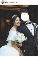 日テレアナ「今年、結婚式をあげました」ウェディング姿「めちゃくちゃキレイ」新婚・忽滑谷こころアナが報告