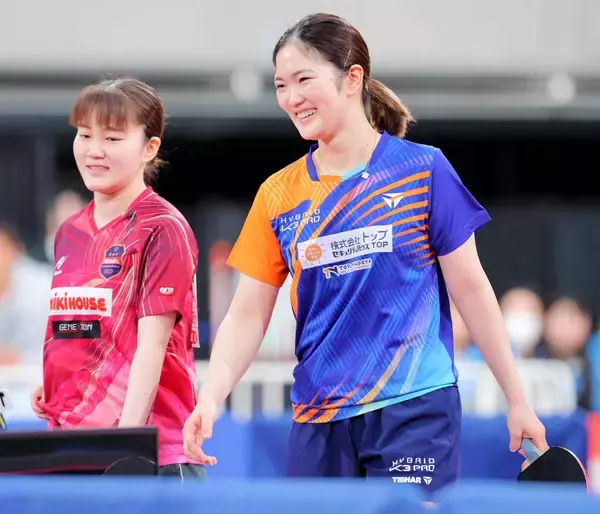 【卓球全日本】木原美悠が３大会ぶりの４強　リードされても「気にしていない」大藤沙月との同学年対決制す