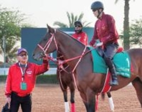 【サウジＣ】次のドバイと「両方取りにいきます」　フォーエバーヤングは余裕漂う最終調整に矢作調教師も納得