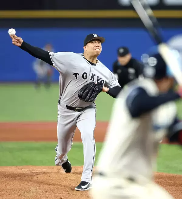 【巨人】マタがシャウト　来日初勝利へ５回まで１失点力投　泉口友汰のファインプレーに絶叫