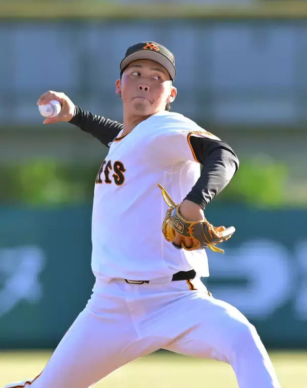巨人育成・花田侑樹、自己最速１５１キロ出た！３回まで完全投球！…５回４安打２失点