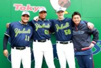 【ヤクルト】新外国人のキハダ、リランソ、ウォルターズが会見　ウォルターズ「ホームランを打ちたい」