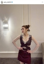 ４０歳・後藤真希、シースルー姿にくぎ付け！人気歌手と２ショ「いつまでも全盛期」「攻めてますなぁ」