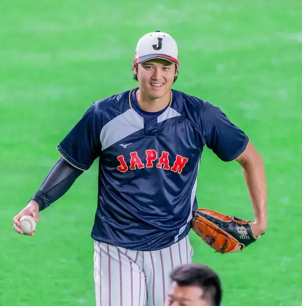 大谷翔平が異例全体練習前にライブＢＰ登板　阪神・森下翔太ら侍ジャパンナインと対戦で７奪三振の快投