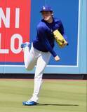 「右手中指のマメでＩＬ入りの佐々木朗希がキャッチボール　試合開始の５時間以上前…影響感じさせない力強い投球」の画像1