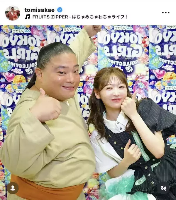 ＶＩＶＡＮＴ・ドラムが大人気アイドルと２ショット！笑顔のドラムに「嬉しそう」「羨ましい～」「そこ譲ってくれ」