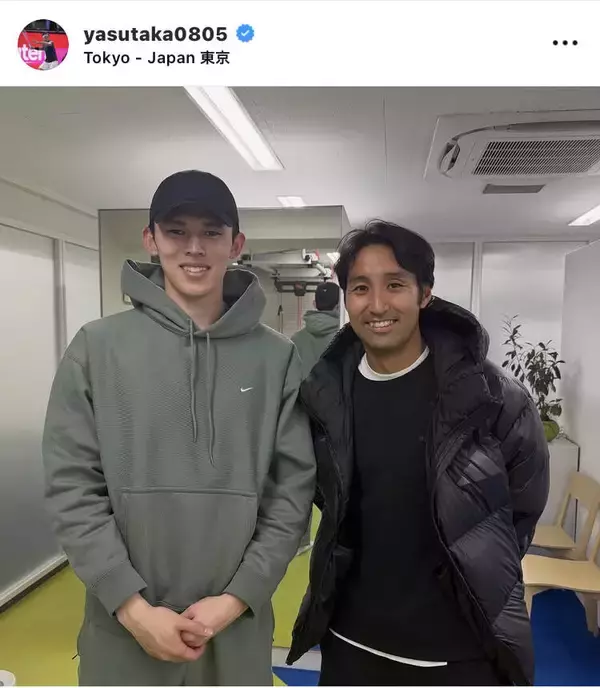 ドジャース・佐々木朗希との２ショが反響「日本の誇る２人の選手」「うらやましすぎる」の声…男子テニスの内山靖崇