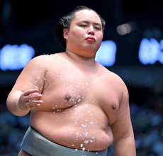 幕内・琴勝峰が休場　１１日目の取組で相手の頭が顎に当たり、土俵に崩れ落ちる