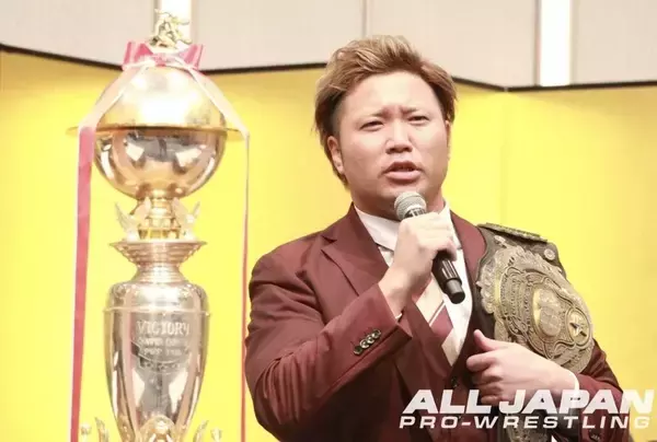 「三冠王者」宮原健斗、「チャンピオン・カーニバル」歴史的Ｖを宣言…「２度達成した男は、おそらくいない…俺が達成する」…４・１２後楽園ホール開幕