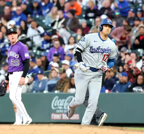 大谷翔平、連続試合出塁記録がピンチ　８回の４打席目は“不運”なインターフェア、「打者天国」でここまでノーヒット…ベーブ・ルースの「５０」目前も