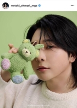 ミセス×ジェラピケがコラボ！大森元貴、“グリベア”携えたルームウェアコーデ「メロすぎて…」「ＪＡＭ＇Ｓ破産」