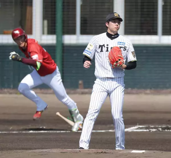 【阪神】才木浩人が今季初実戦で１回無失点、最速１５４キロの直球に新フォークの仕上がりも上々