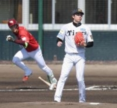 【阪神】才木浩人が今季初実戦で１回無失点、最速１５４キロの直球に新フォークの仕上がりも上々