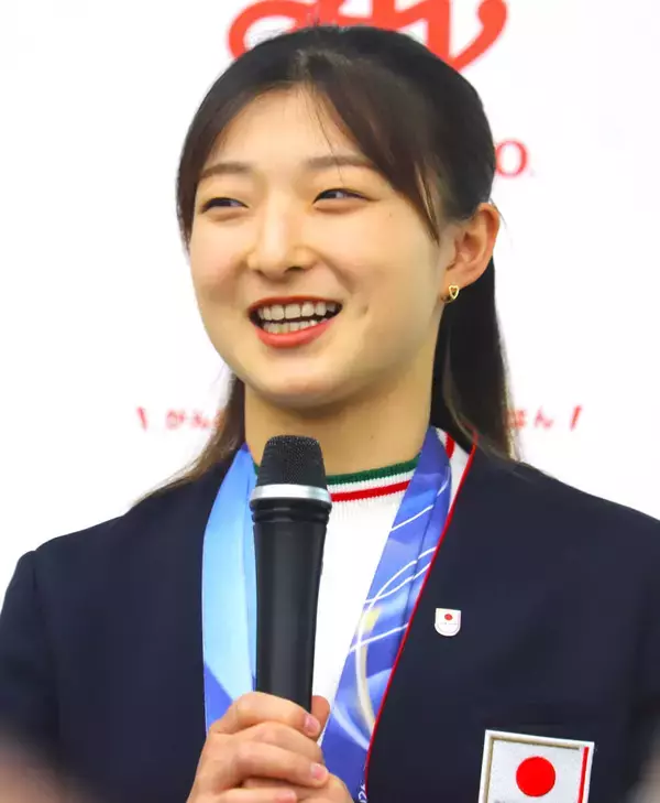 【フィギュア】坂本花織さんが味の素を表敬訪問　「本当に心強いサポート」でミラノ五輪銀メダル＆世界選手権Ｖ