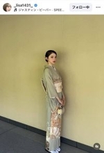 ＷＢＣ戦士の美人妻が着物姿を披露！「ぶち可愛い」「横顔も綺麗すぎる」渡辺リサをファンが絶賛