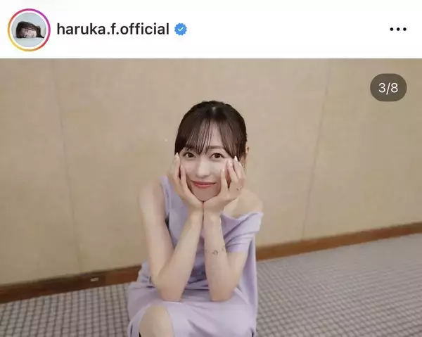 主演映画公開中の福原遥、「お見逃しなく」衣装ショットを一挙公開！「天使すぎませんか.....？？」「最高です」
