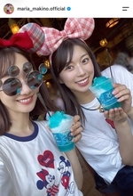 元モー娘。牧野真莉愛　元ＡＫＢタレントとの「お揃いコーデ」が「超超超超いい感じ！」