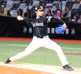 「【ソフトバンク】上沢直之は２回１失点　力強い直球投げ込み「きょうの感じであれくらい出力が出れば十分」」の画像1