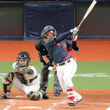 「同僚にも容赦なし！　侍ジャパン・森下翔太が代打で２点打　井端弘和監督も認める勝負強さを発揮　新パフォーマンス・お茶ポーズも完璧」の画像1