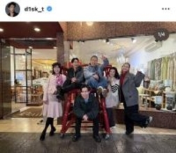 高橋大輔さん「ぽかぽか」卒業でメンバーと集合ショット！「さみしいなぁー」「木曜日が楽しみでした」「またゲストで」