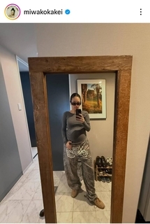 ３２歳女優　「大きくなりましたね！」クールな妊婦姿が「かっちょええ」「美しい」筧美和子に反響