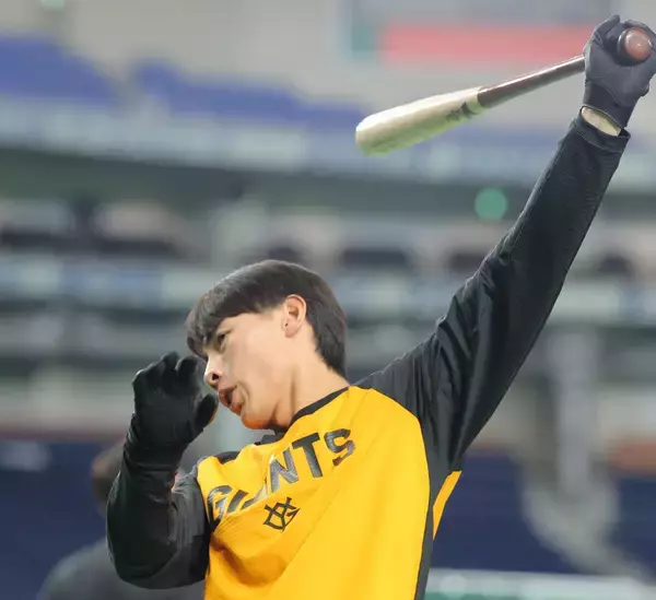 巨人・平山功太、幼少期は広島ファン「カープの左投手といえば…」　「１番、戦いたかった」初対戦を心待ち