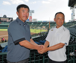 【甲子園】関東第一・米沢貴光監督、キーマンに鈴木将生捕手を指名「アンテナを張って対応してくれれば」香川・英明と初戦で激突　５・３０の練習試合は４―３で勝利
