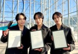 佐藤三兄弟　地元の宮城・白石市観光大使に就任　新体操に打ち込む子どもたちの前で決意「これから色んな形で恩返しをしていきたい」